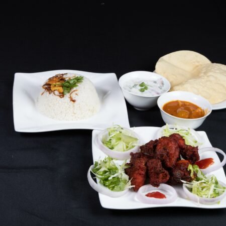 Ghee Rice With Chicken 65